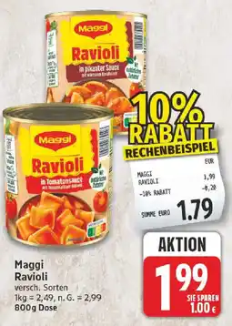 nah & gut Maggi Ravioli Angebot