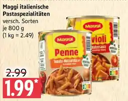Marktkauf Maggi italienische Pastaspezialitäten Angebot
