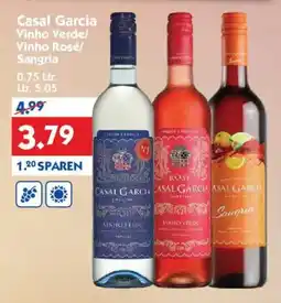 Hol'ab Getränkemarkt Casal Garcia Vinho Verde/ Vinho Rosé/ Sangria Angebot