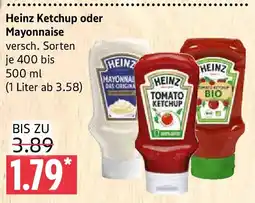 Marktkauf Heinz Ketchup oder Mayonnaise Angebot
