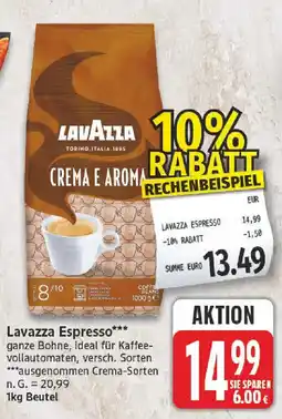 nah & gut Lavazza Espresso Angebot