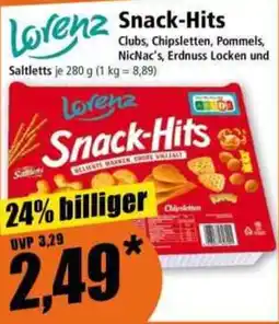 Norma Lorenz Snack-Hits Angebot