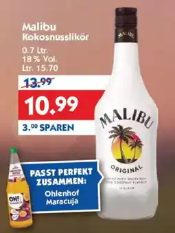 Hol'ab Getränkemarkt Malibu Kokosnusslikör Angebot