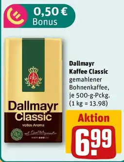 REWE Dallmayr Kaffee Classic Angebot