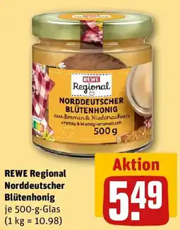 REWE REWE Regional Norddeutscher Blütenhonig Angebot