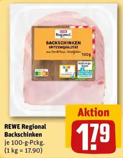 REWE REWE Regional Backschinken Angebot