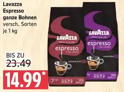Marktkauf Lavazza Espresso ganze Bohnen Angebot