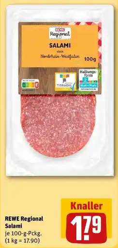 REWE REWE Regional Salami Angebot