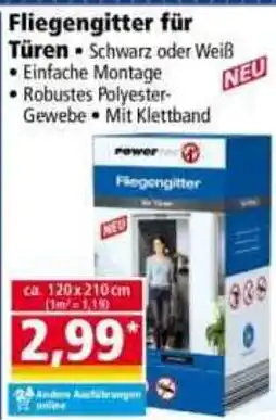 Norma Fliegengitter für Türen Angebot
