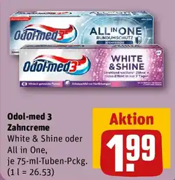 REWE Odol-med 3 Zahncreme Angebot