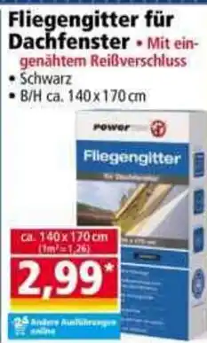 Norma Fliegengitter für Dachfenster Angebot