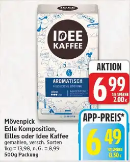 NP Discount Mövenpick Edle Komposition, Eilles oder Idee Kaffee Angebot
