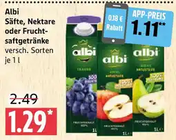 Marktkauf Albi Säfte, Nektare oder Fruchtsaftgetränke Angebot