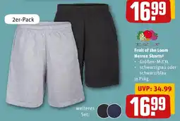 REWE Fruit of the Loom Herren Shorts Angebot