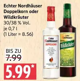 Marktkauf Echter Nordhäuser Doppelkorn oder Wildkräuter Angebot