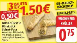 nah & gut GUT&GÜNSTIG Börekstick Spinat-Feta Angebot