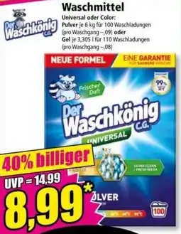Norma Per Waschkönig Waschmittel Angebot