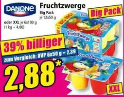 Norma DANONE Fruchtzwerge Big Pack oder XXL Angebot