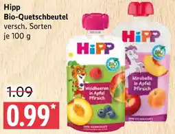 Marktkauf Hipp Bio-Quetschbeutel Angebot