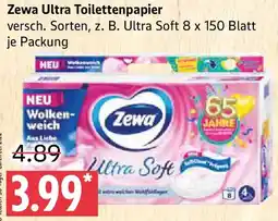 Marktkauf Zewa Ultra Toilettenpapier Angebot
