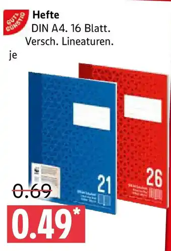 Marktkauf GUT & GÜNSTIG Hefte Angebot