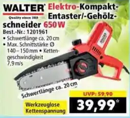 Norma WALTER Elektro-Kompakt- Entaster/-Gehölzschneider 650W Angebot