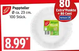 Marktkauf GUT & GÜNSTIG Pappteller Angebot