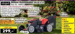 Norma scheppach Benzin Rasenmäher MS226-53 SE Angebot