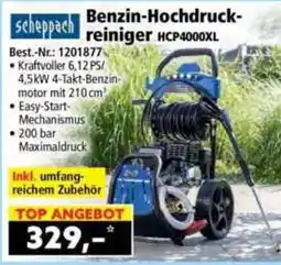 Norma Scheppach Benzin-Hochdruckreiniger HCP4000XL Angebot