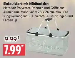 Marktkauf Einkaufskorb mit Kühlfunktion Angebot