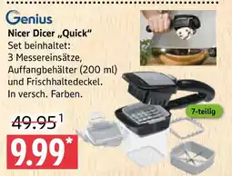 Marktkauf Genius Nicer Dicer ,,Quick" Angebot