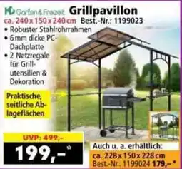 Norma Garten & Frezet Grillpavillon Angebot