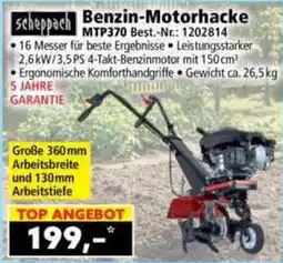 Norma Scheppach Benzin-Motorhacke MTP370 Angebot