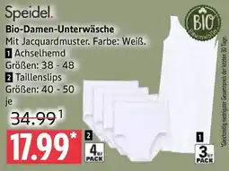 Marktkauf Speidel Bio-Damen-Unterwäsche Angebot