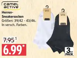 Marktkauf Camel active Herren Sneakersocken Angebot