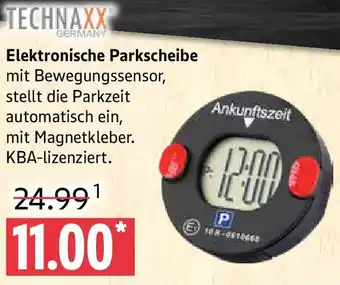 Marktkauf TECHNAXX Elektronische Parkscheibe Angebot
