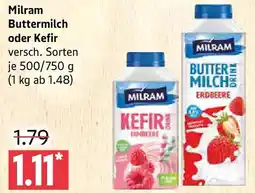 Marktkauf Milram Buttermilch oder Kefir Angebot