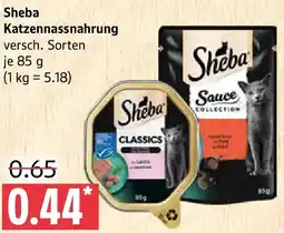 Marktkauf Sheba Katzennassnahrung Angebot