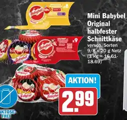 HIT Mini Babybel Original halbfester Schnittkäse Angebot