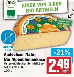 HIT Andechser Natur Bio Alpenblumenkäse Angebot
