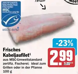 HIT Frisches Kabeljaufilet Angebot