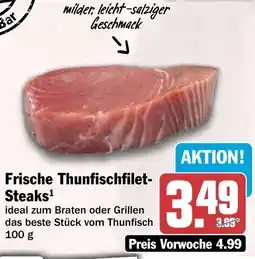 HIT Frische Thunfischfilet Steaks Angebot