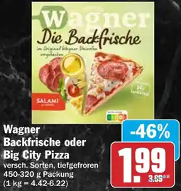 HIT Wagner Backfrische oder Big City Pizza Angebot