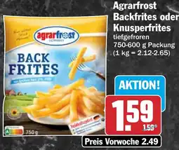 HIT Agrarfrost Backfrites oder Knusperfrites Angebot