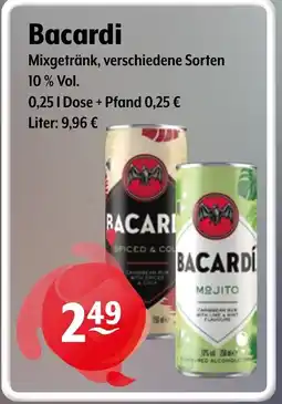 Getränke Hoffmann Bacardi Mixgetränk Angebot