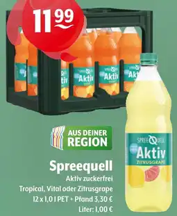 Getränke Hoffmann Spreequell Aktiv zuckerfrei Angebot