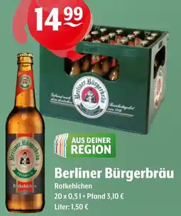 Getränke Hoffmann Berliner Bürgerbräu Rotkehlchen Angebot