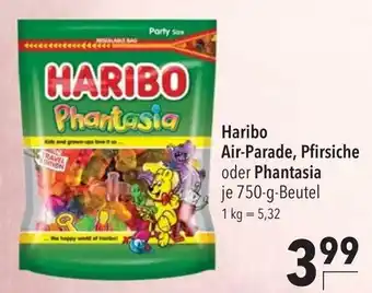 CITTI Markt Haribo Air Parade, Pfirsiche oder Phantasia 750g Beutel Angebot