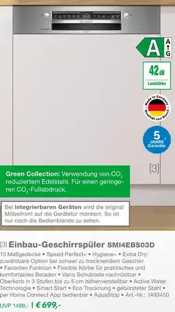 EP Einbau-geschirrspüler smi4ebs03d Angebot