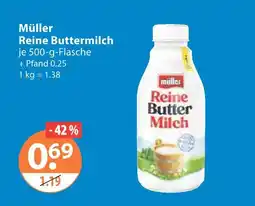 V Markt Müller reine buttermilch Angebot